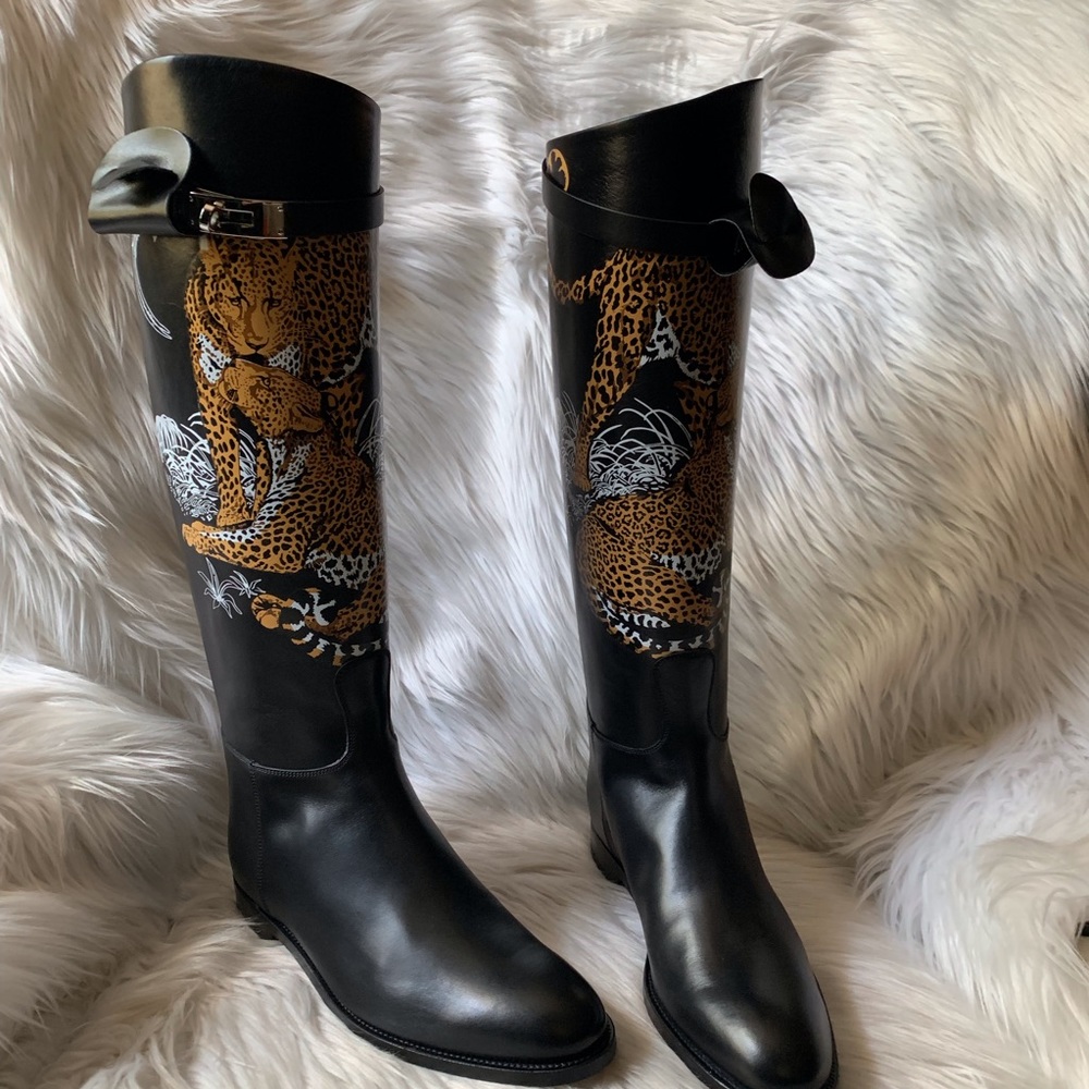 🎊Sold🎊Hermès Jungle Love Jumping boot - Picture 1 of 8